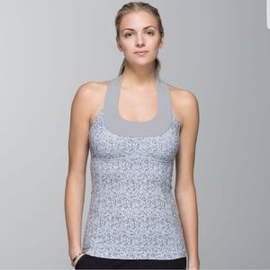Lululemon petite fleur scoop neck tank